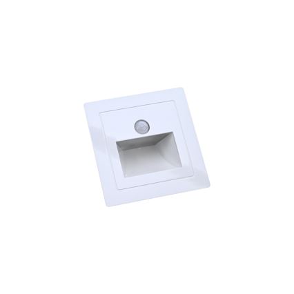 Corp de iluminat LED pentru scări cu senzor de mișcare și crepuscular LED/3W/230V 6000K alb