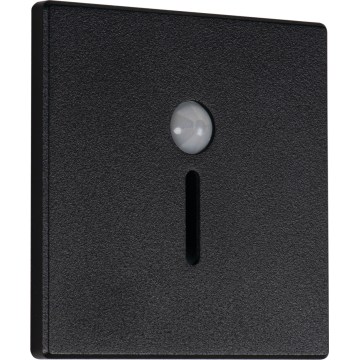Corp de iluminat LED pentru scări cu senzor de mișcare și de amurg MAGNIK LED/1,7W/230V 2700/3300/3900/4600/5700K negru pătrat