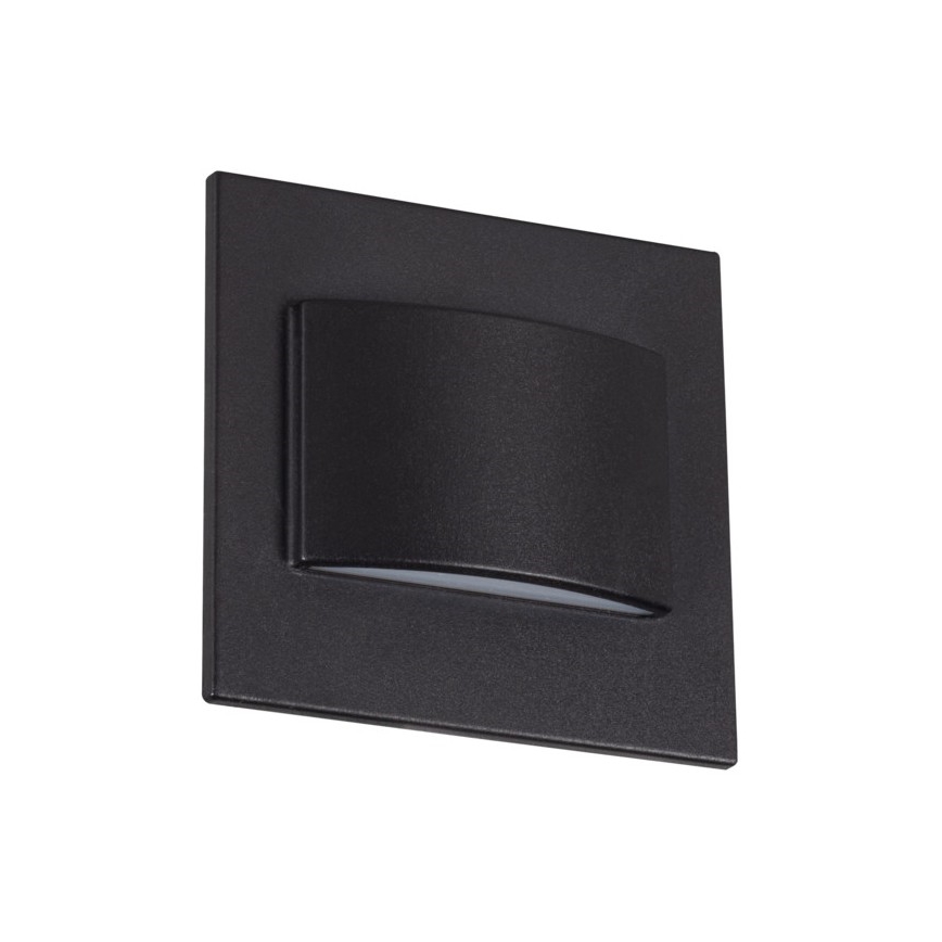 Corp de iluminat LED pentru scări ERINUS LED/1,5W/12V 3000K negru