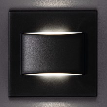 Corp de iluminat LED pentru scări ERINUS LED/1,5W/12V 4000K negru