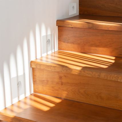 Corp de iluminat LED pentru scări LED/3W/230V 3000K alb