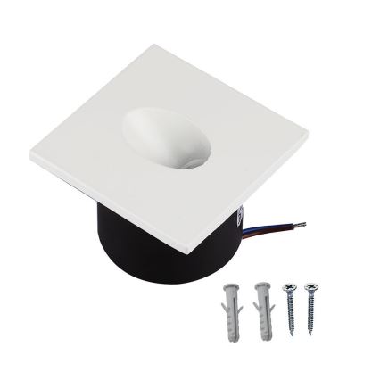 Corp de iluminat LED pentru scări LED/3W/230V 3000K alb