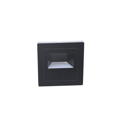 Corp de iluminat LED pentru scări LED/3W/230V 3000K negru