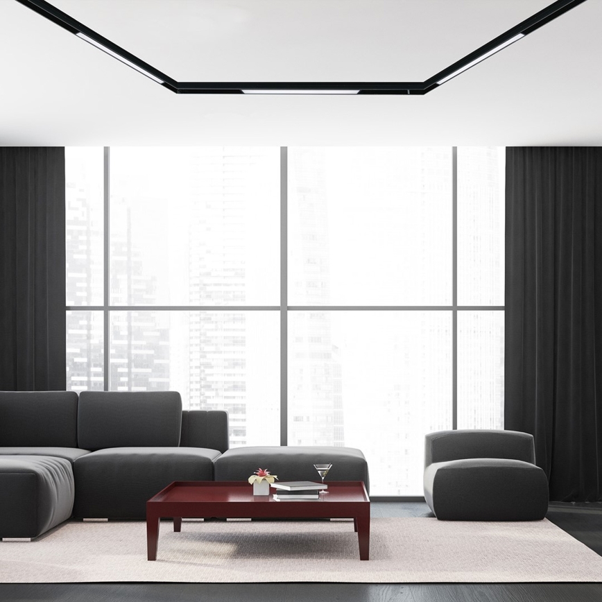 Corp de iluminat LED pentru șină magnetică MAGNETIC TRACK LED/12W/48V