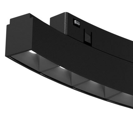 Corp de iluminat LED pentru sistem de șină MAGNETIC TRACK LED/6W/48V 3000K negru