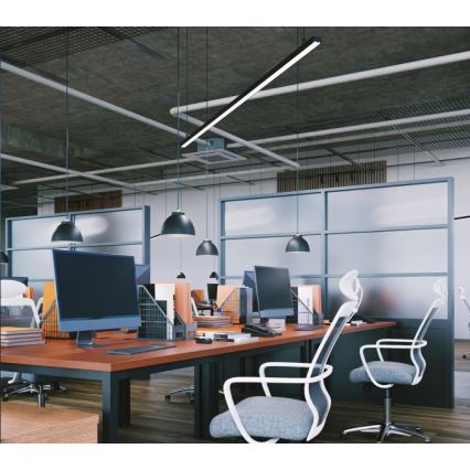 LED corp de iluminat pentru tavan, aplicat/suspendat KOLINE LED/40W/230V 3000/4000/6500K 120 cm negru