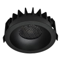 Corp de iluminat LED pentru tavan fals LED/18W/230V 3000/4000/6400K Ø 10,6 cm negru