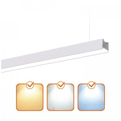 Corp LED de tavan pentru montaj aparent sau suspendat KOLINE LED/40W/230V 3000/4000/6500K 120 cm alb