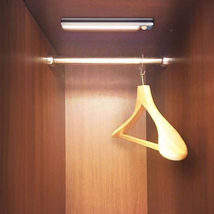 Corp de iluminat LED reîncărcabil cu senzor pentru corpuri de mobilă LED/1W/1100 mAh 3000K