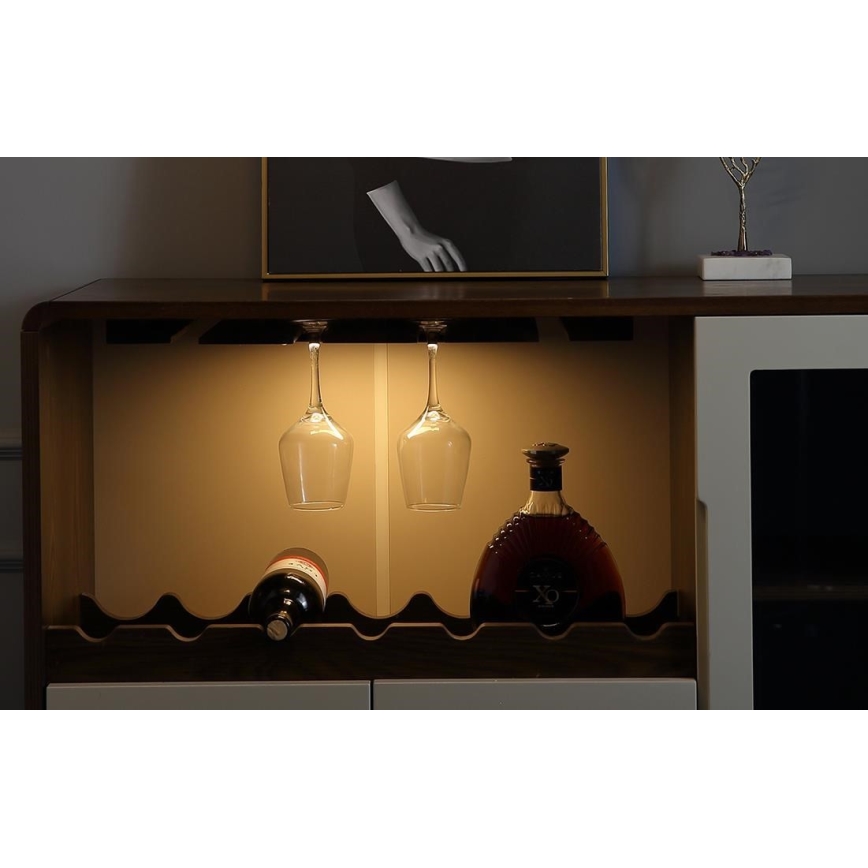 Corp de iluminat LED dimabil reîncărcabil cu senzor pentru corpuri de mobilă Yeelight LED/2,3W/1500 mAh 2700K 40 cm argintiu