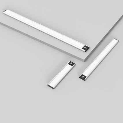 Corp de iluminat LED dimabil reîncărcabil cu senzor pentru corpuri de mobilier Yeelight LED/2,4W/2200 mAh 4000K 60 cm argintiu