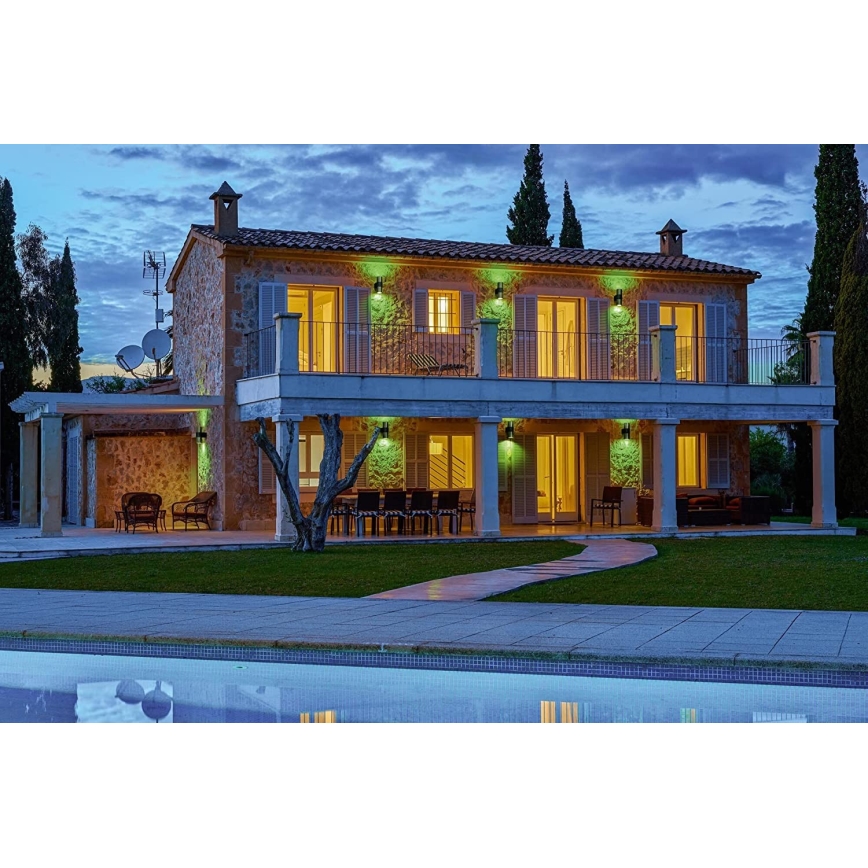 Corp de iluminat LED RGB de exterior dimabil Ledvance SMART+ ROTARY 2xLED/5W/230V IP44 Wi-Fi