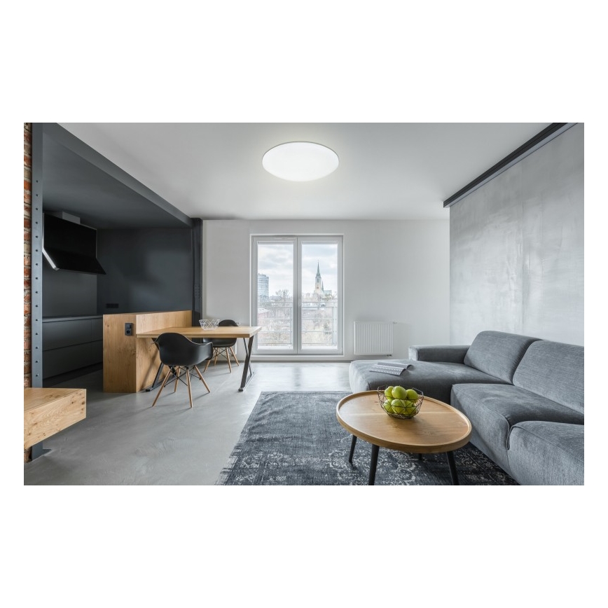Plafonieră LED RGB dimabilă Globo 48363-60RGB ATREJU LED/60W/230V+LED/10W + telecomandă