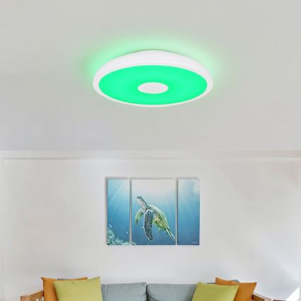 Corp de iluminat LED RGB pentru baie cu difuzor LED/18W/230V IP44 Globo + telecomandă