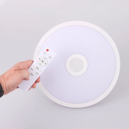 Corp de iluminat LED RGB pentru baie cu difuzor LED/18W/230V IP44 Globo + telecomandă