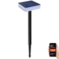 Corp de iluminat LED RGB solar dimabil cu senzor Immax NEO 07911L NEO LITE LED/1W/5V pătrat IP54 Tuya 1300 mAh