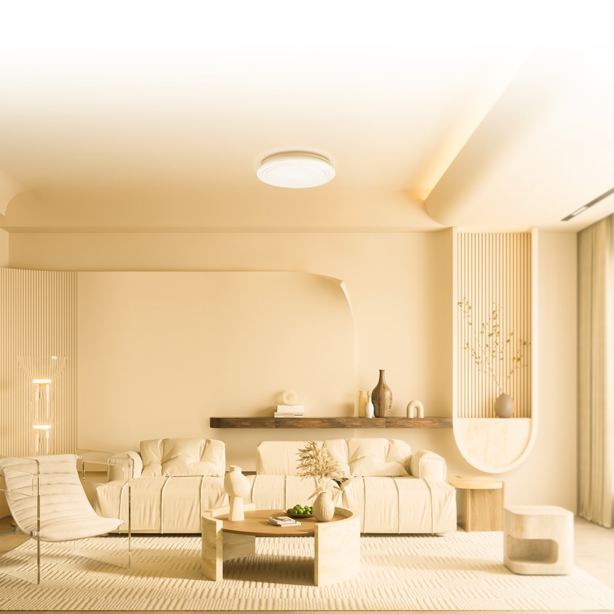 Corp de iluminat LED RGBW dimabil pentru baie Aigostar LED/27W/230V 40 cm Wi-Fi IP44