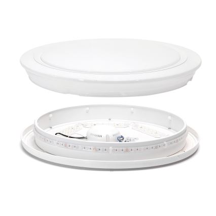 Corp de iluminat LED RGBW dimabil pentru baie Aigostar LED/27W/230V 40 cm Wi-Fi IP44