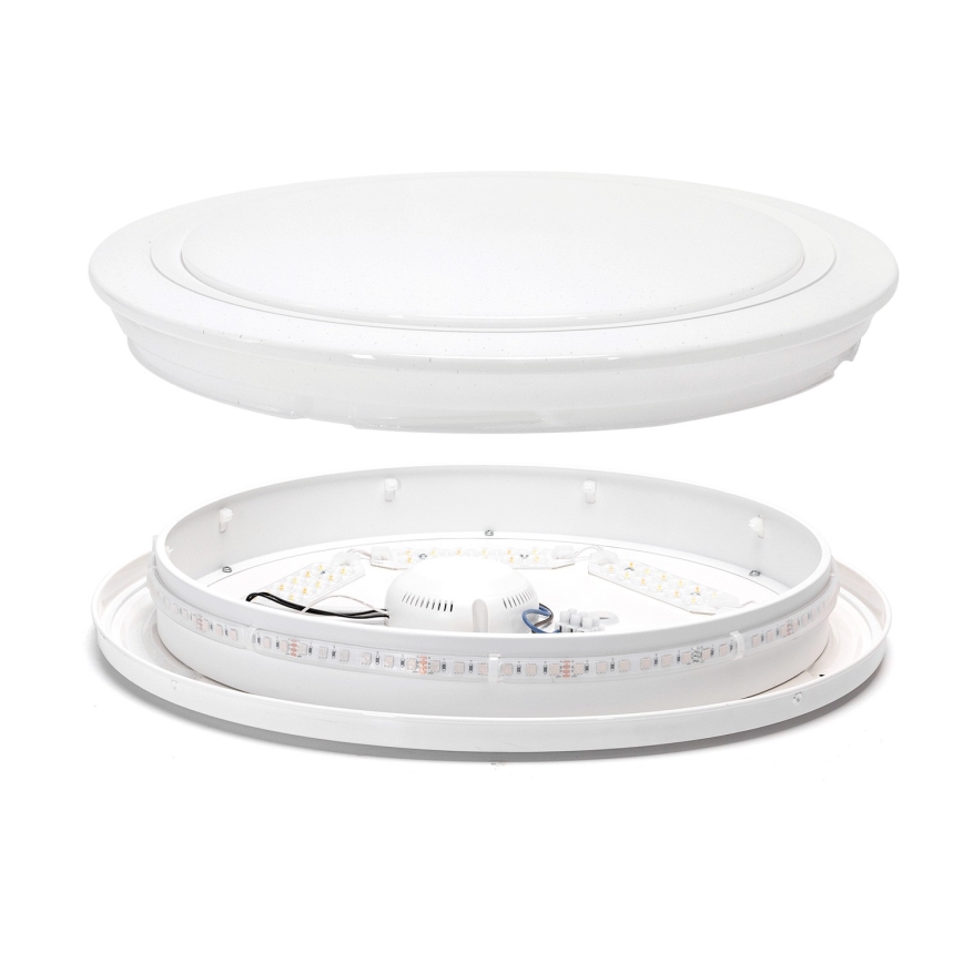 Corp de iluminat LED RGBW dimabil pentru baie Aigostar LED/27W/230V 40 cm Wi-Fi IP44