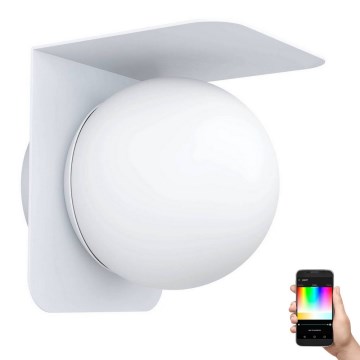 Corp de iluminat LED RGBW dimabil de exterior Eglo 31052 CORRIENTES 1xE27/9W/230V IP44 alb