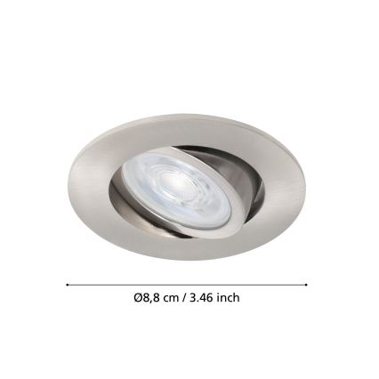Corp de iluminat LED RGBW încastrat dimabil LED/5W/230V ZigBee Eglo