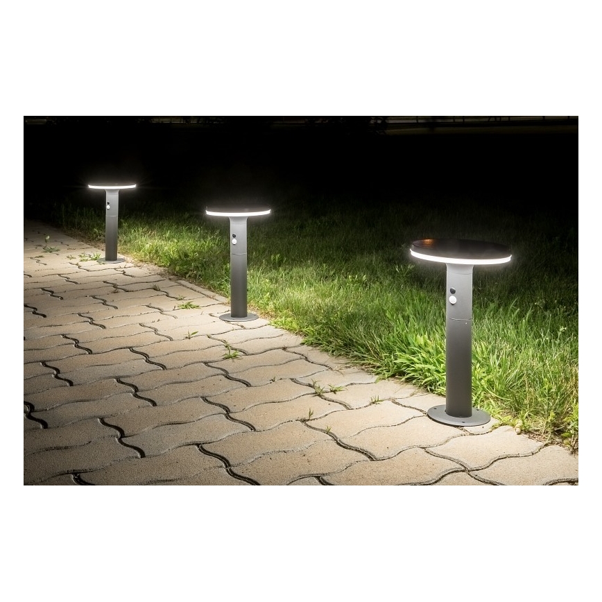 Corp de iluminat LED solar cu senzor LED/10W/3,7V IP44 Rabalux