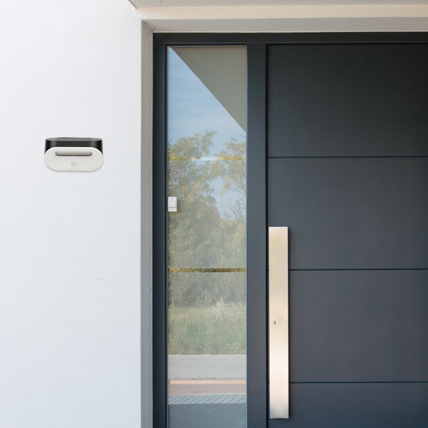 Corp de iluminat LED solar cu senzor LED/3,2W/3,7V IP44 Rabalux