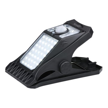 Corp de iluminat LED solar cu senzor Grundig CLIP-ON LED/9W/3,7V IP44