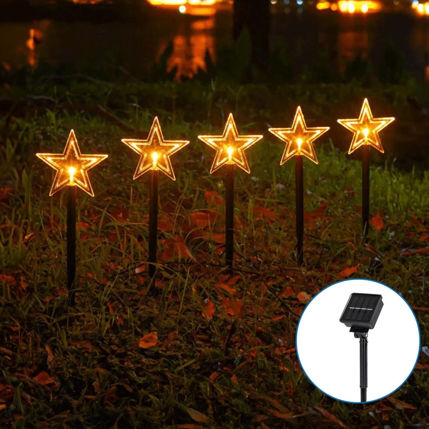 Corp de iluminat LED solar de Crăciun Aigostar LED/0,054W/1,2V 1m IP65 alb cald