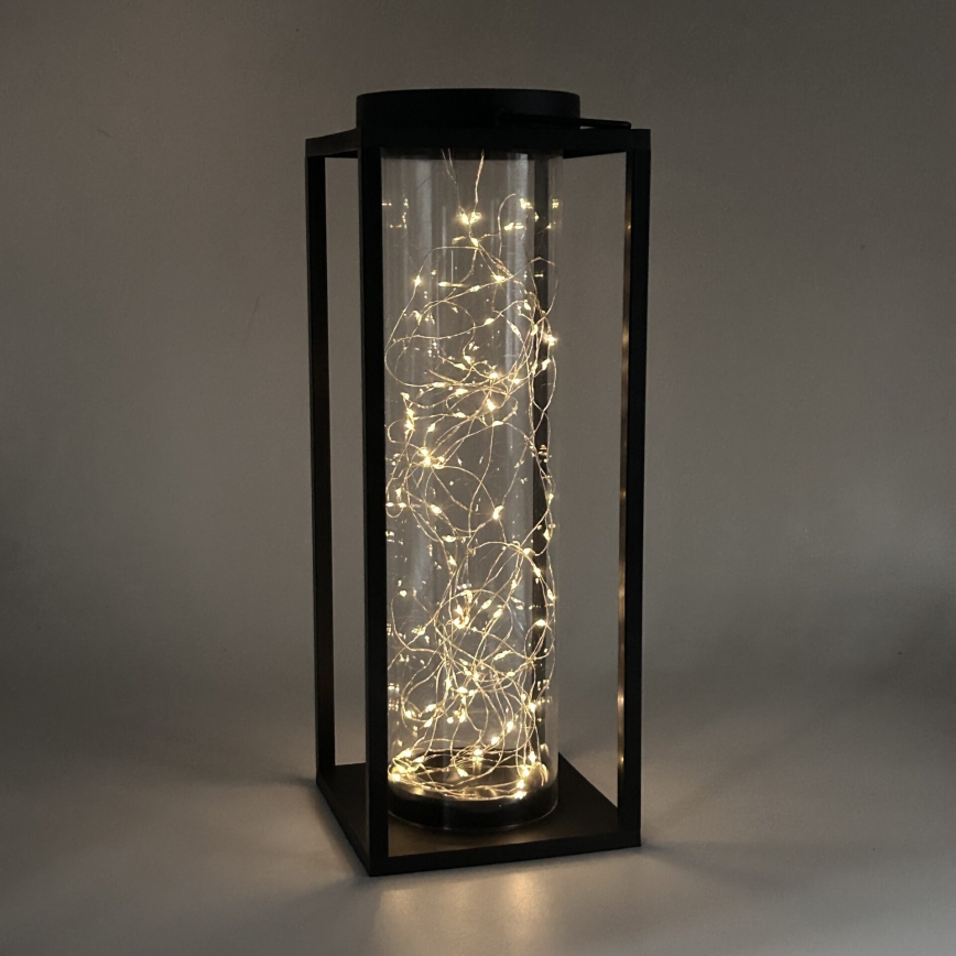 Corp de iluminat LED solar GLAMOUR LED/1,2V 600 mAh IP44 negru