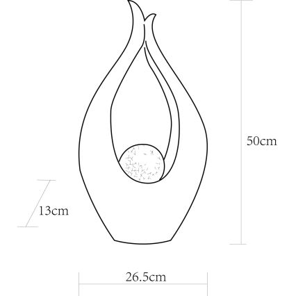 Corp de iluminat LED solar Globo LED/0,06W/3V IP44