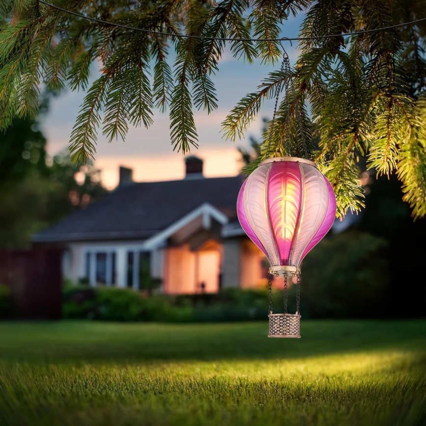 Corp de iluminat LED solar Globo 20xLED/0,5W/3V IP44 parașută