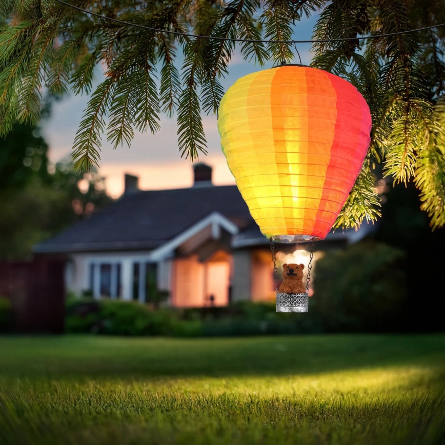 Corp de iluminat LED solar Globo 24xLED/0,06W/3V IP44 parașută