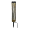 Corp de iluminat LED solar Globo LED/0,06W/3,2V 3000K IP44 negru