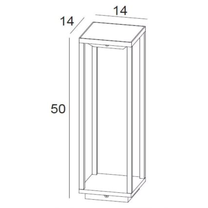 Corp de iluminat LED solar Lucide 27892/02/30 LED TENSO SOLAR LED/2,2W IP54 2200 mAh