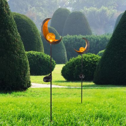 Corp de iluminat LED solar LED/0,02W/3V 600mAh IP44 bronz Globo