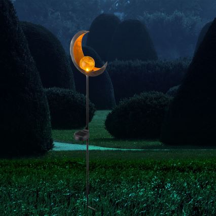 Corp de iluminat LED solar LED/0,02W/3V 600mAh IP44 bronz Globo