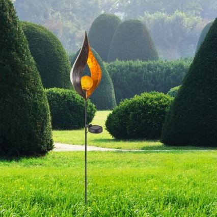 Corp de iluminat LED solar LED/0,02W/3V 600mAh IP44 bronz Globo