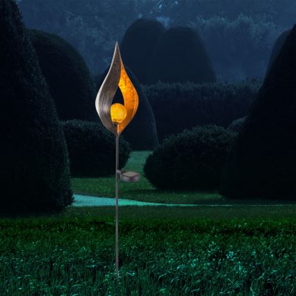 Corp de iluminat LED solar LED/0,02W/3V 600mAh IP44 bronz Globo