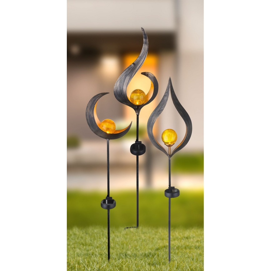 Corp de iluminat LED solar LED/0,02W/3V 600mAh IP44 bronz Globo