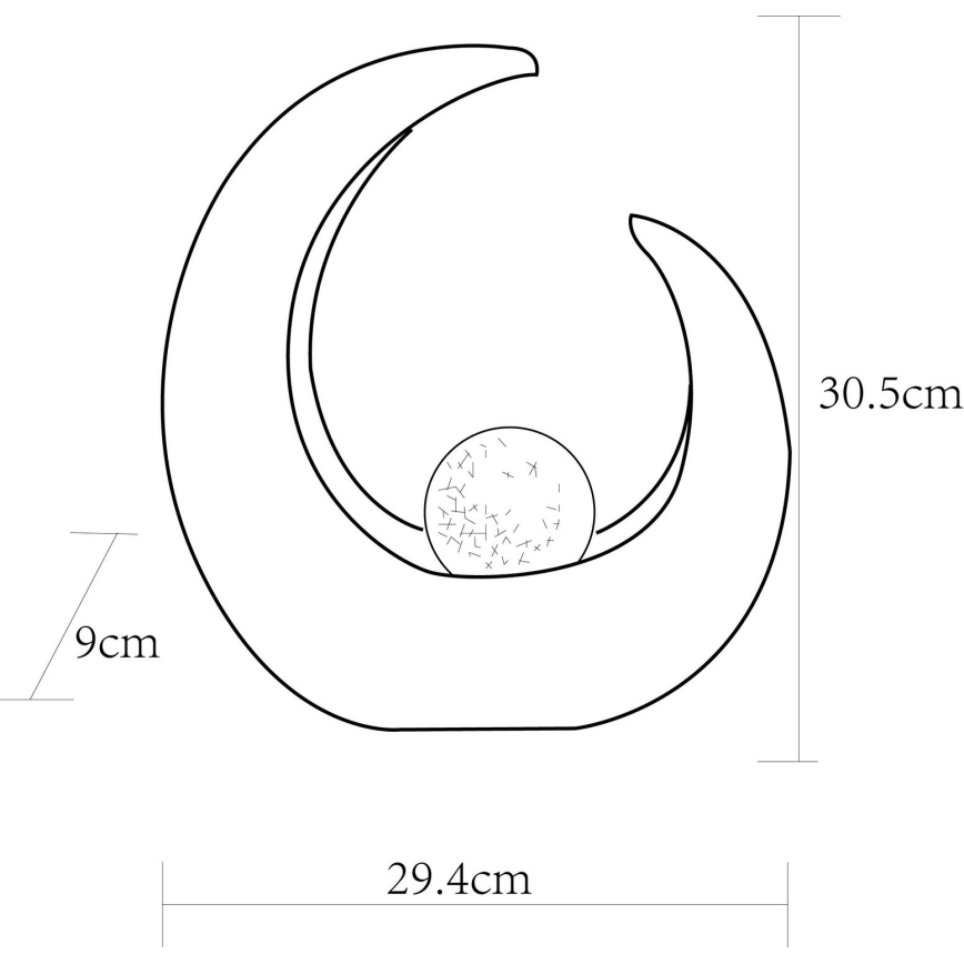 Corp de iluminat LED solar LED/0,02W/3V IP44 Globo