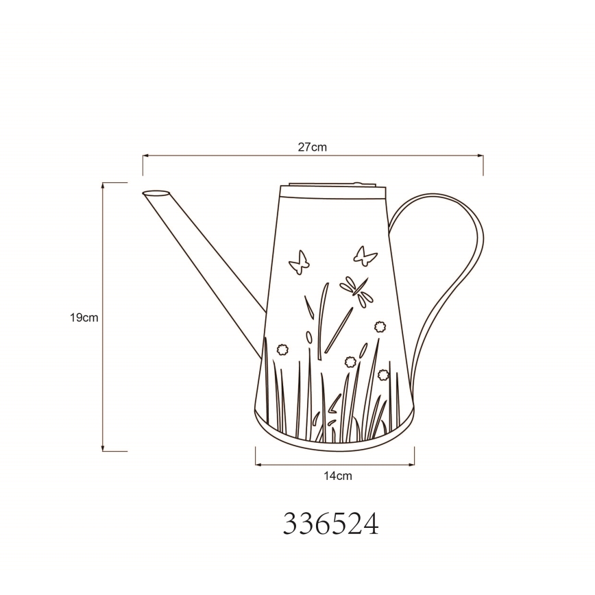 Corp de iluminat LED solar LED/0,03W/1,2V IP44 Globo