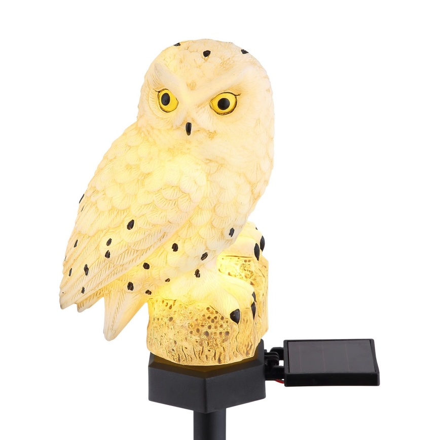 Corp de iluminat LED solar LED/0,06W/3V IP44 bufniță Globo