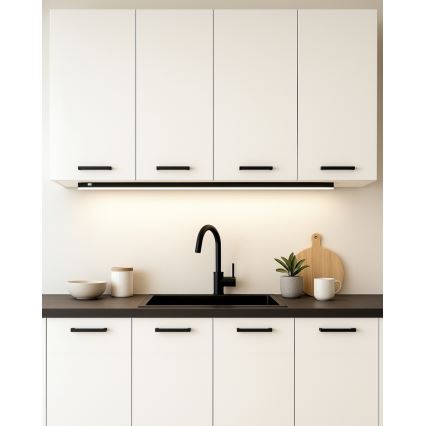 Corp de iluminat LED sub dulap TUBE, 18W, 230V, 120 cm, negru