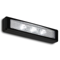 Corp de iluminat LED tactil de orientare LERO LED/0,18W/3xAAA negru Briloner 2689-035