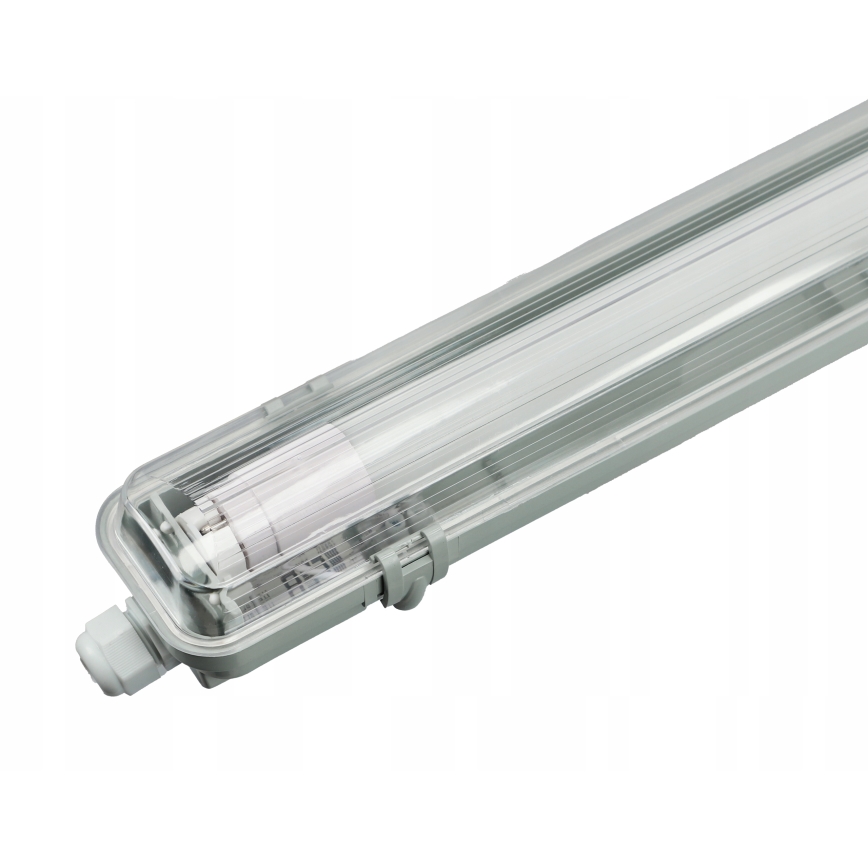 Corp de iluminat LED tehnic fluorescent T8, 1x soclu G13, 20W, 230V, 4000K, 120 cm, IP65, alb