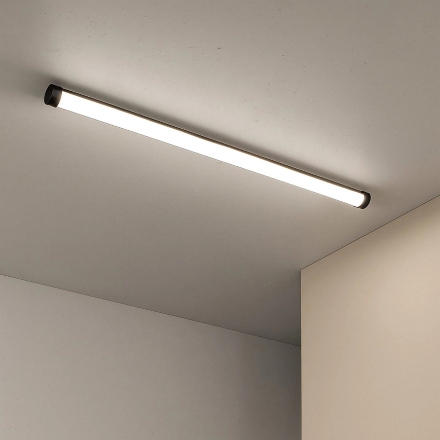 Corp de iluminat LED tip fluorescent, 150 cm, 50 W, 230 V, 4000 K, negru