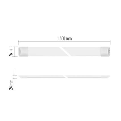 Corp de iluminat LED tip tub MINO, 50W, 230V, 4000K, 150 cm
