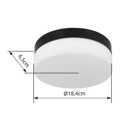 Corp de iluminat pentru baie 1xE27/60W/230V d. 18,4 cm IP44 Globo