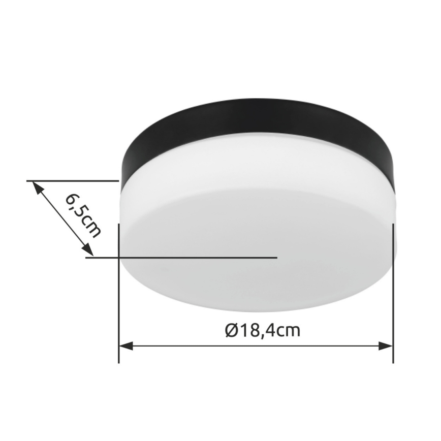 Corp de iluminat pentru baie 1xE27/60W/230V d. 18,4 cm IP44 Globo